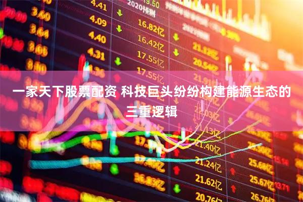 一家天下股票配资 科技巨头纷纷构建能源生态的三重逻辑