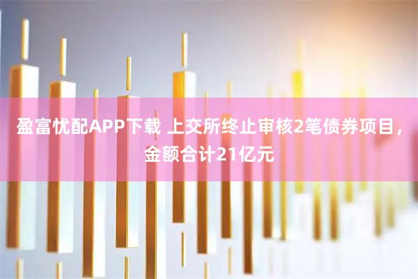 盈富忧配APP下载 上交所终止审核2笔债券项目，金额合计21亿元